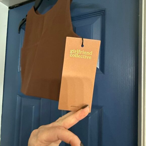 Girlfriend Collective Dylan Tank Bra Size Small NWT - Picture 3 of 5